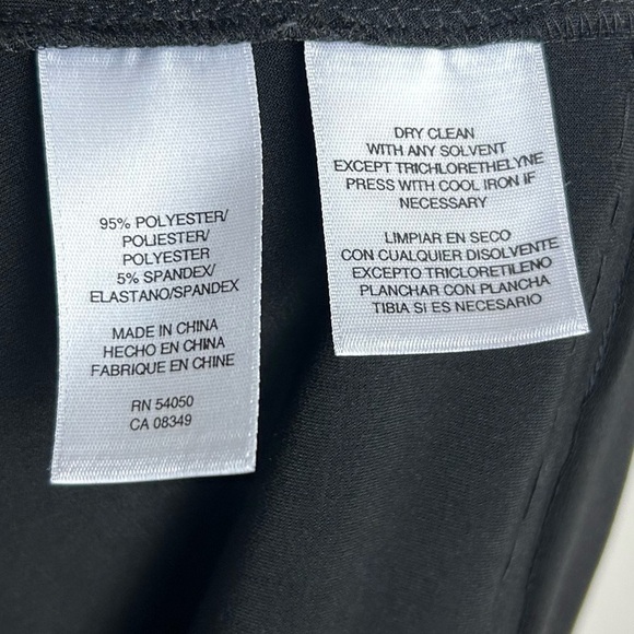 Jones New York VTG Y2K Midi Dress 10 Black Sleeveless V-Neck Beaded Sequins Hoco - Picture 13 of 14